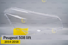 Скло фари Peugeot 508 (2014-2018) рест праве