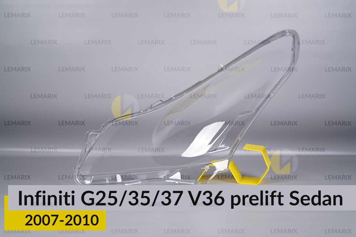 Скло фари Infiniti G25/35/37 V36 Sedan (2007-2010) дорест праве