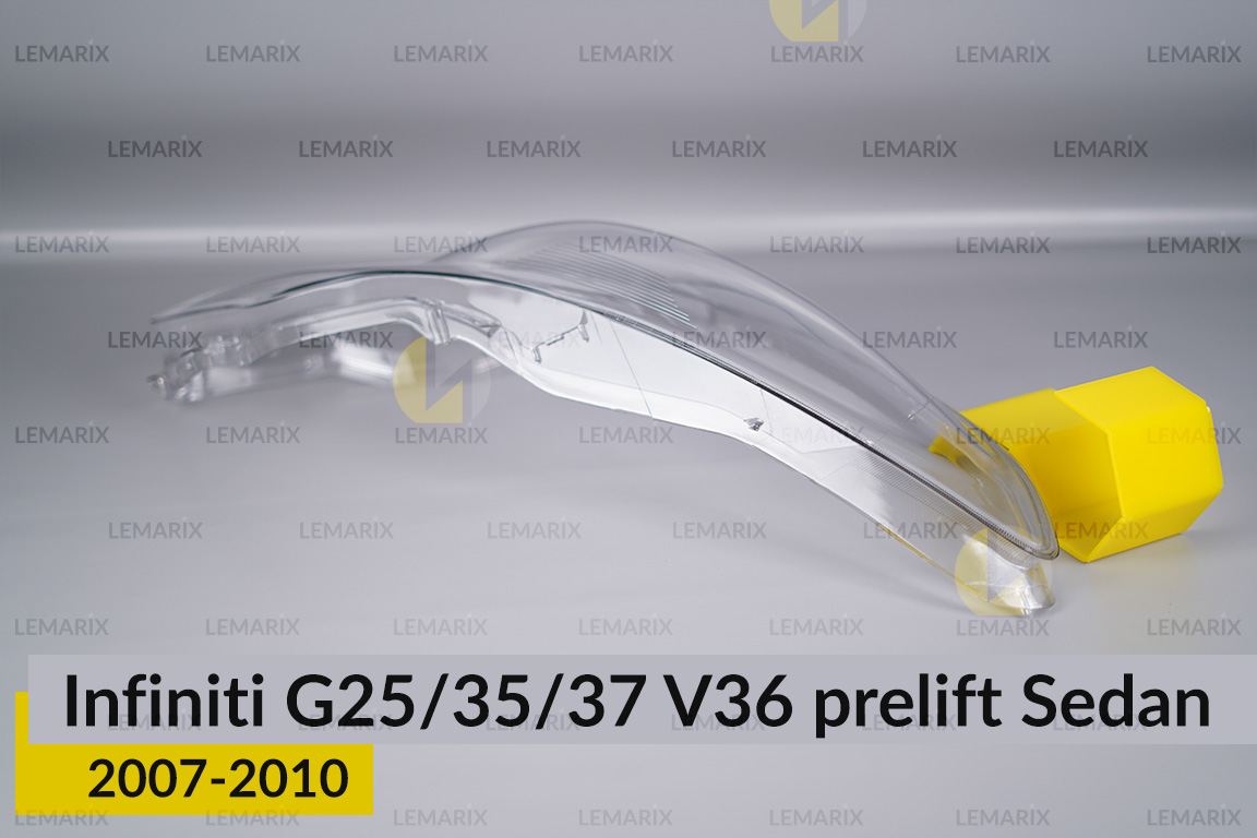 Скло фари Infiniti G25/35/37 V36 Sedan (2007-2010) дорест праве