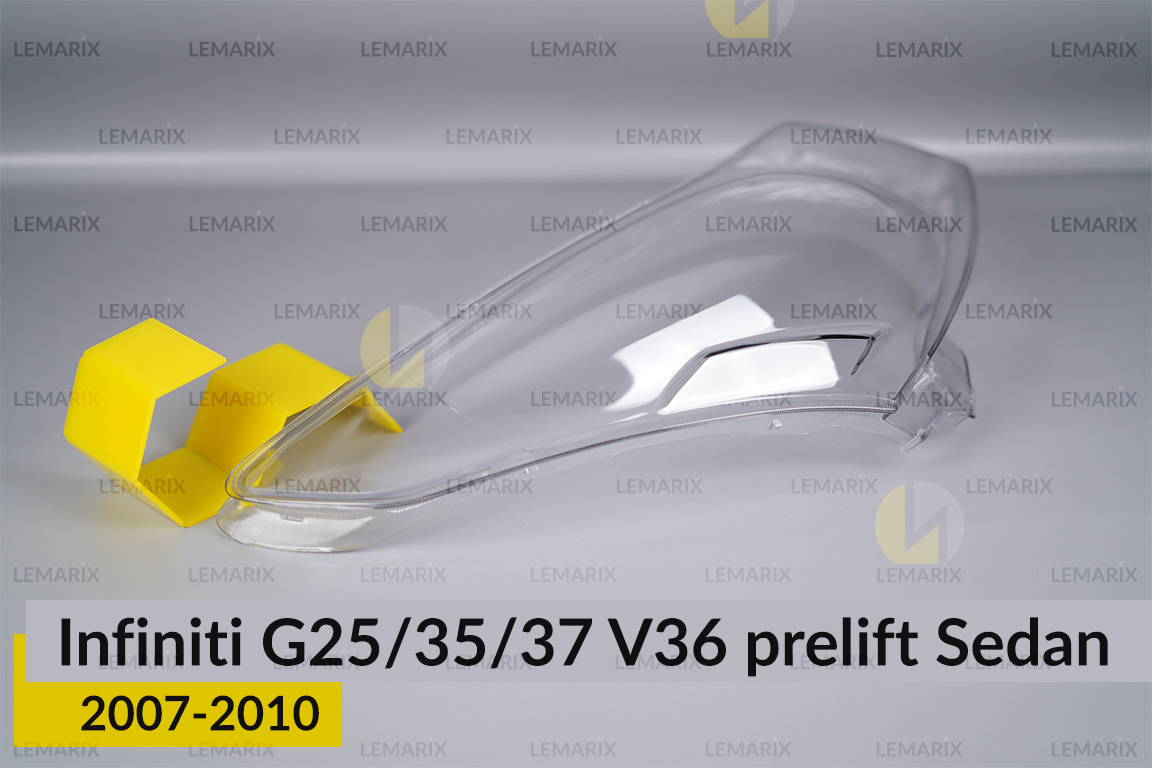 Скло фари Infiniti G25/35/37 V36 Sedan (2007-2010) дорест праве