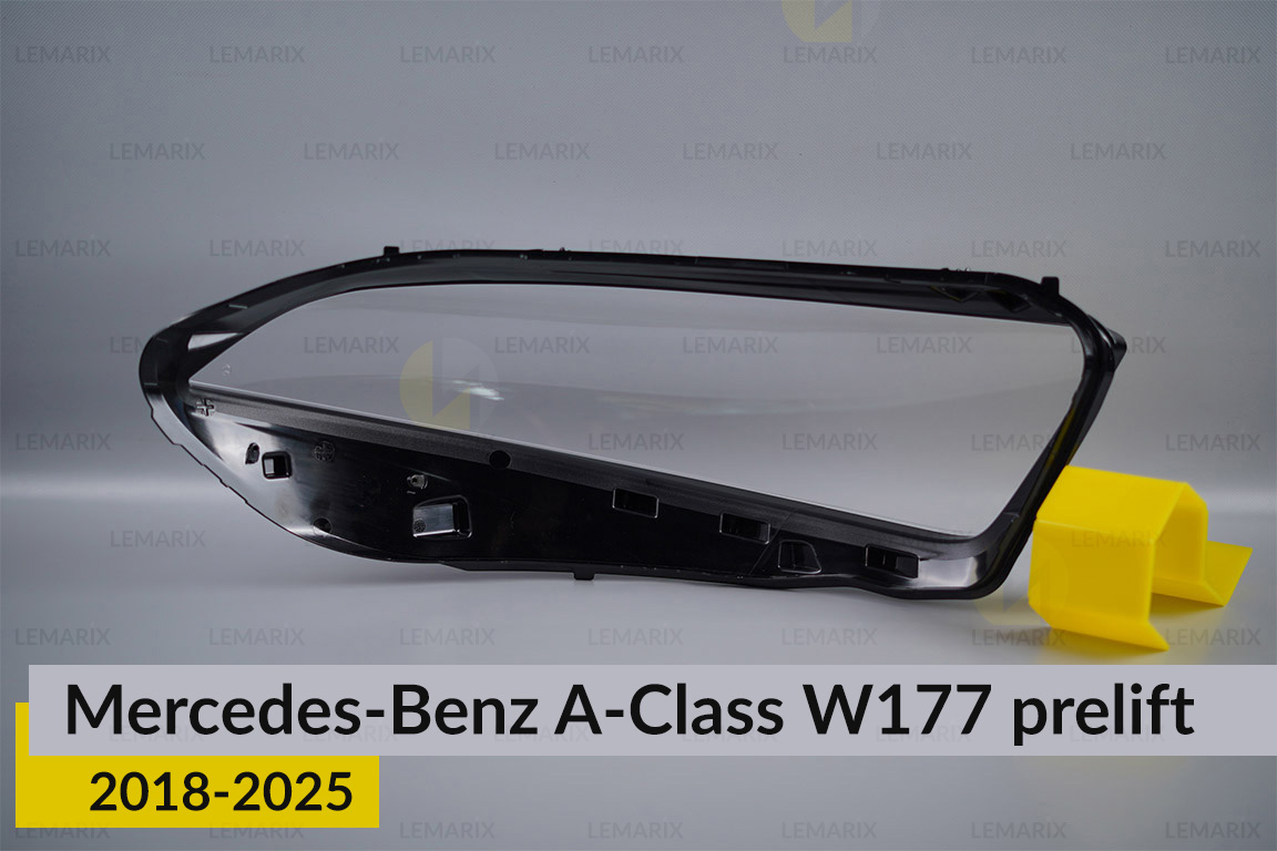 Скло фари Mercedes-Benz A-Class W177 (2018-2026) ліве