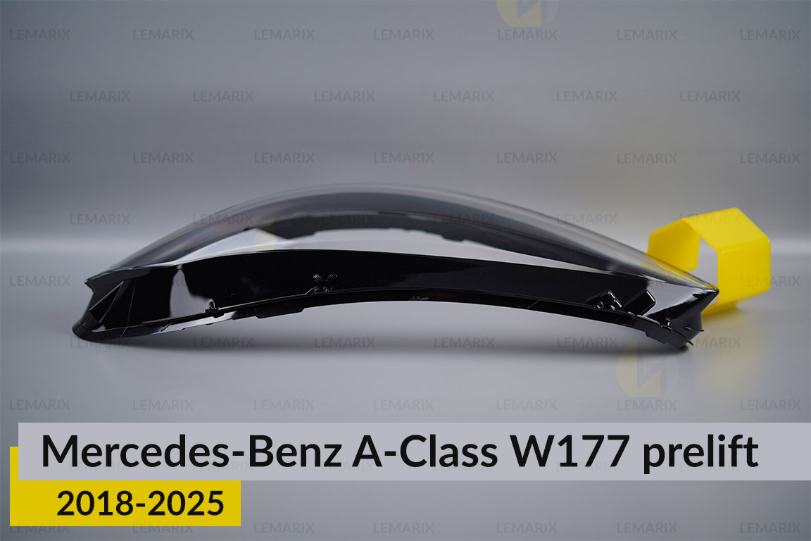 Скло фари Mercedes-Benz A-Class W177 (2018-2026) ліве