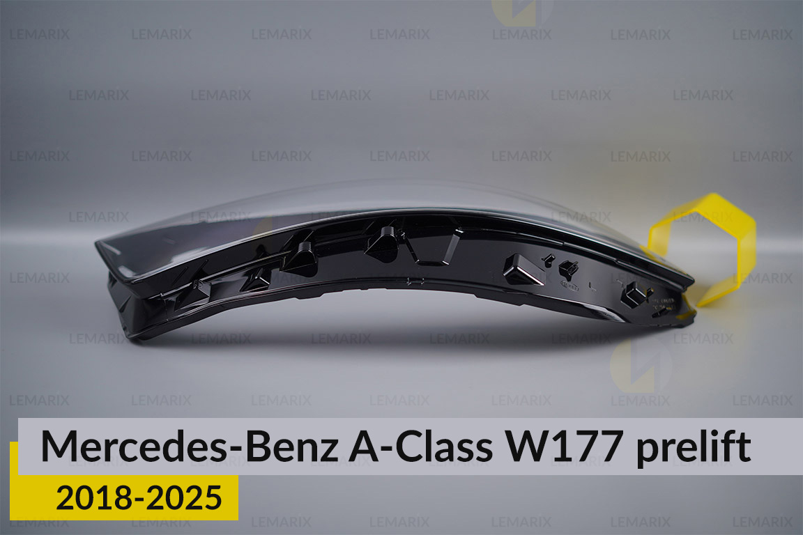 Скло фари Mercedes-Benz A-Class W177 (2018-2026) ліве