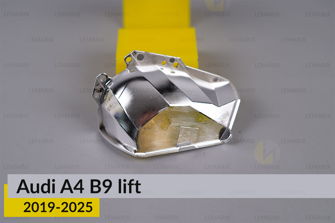 Хромована маска світлорозсіювача Audi A4 B9 (2019-2025) рест ліва