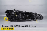 Корпус фари Lexus ES XZ10 1 лінза (2018-2021) дорест правий