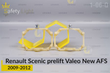 Переходная рамка для Renault Scenic Valeo New AFS (2009-2012) дорест