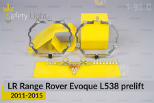 Перехідна рамка для Land Rover Range Rover Evoque L538 (2011-2015) дорест