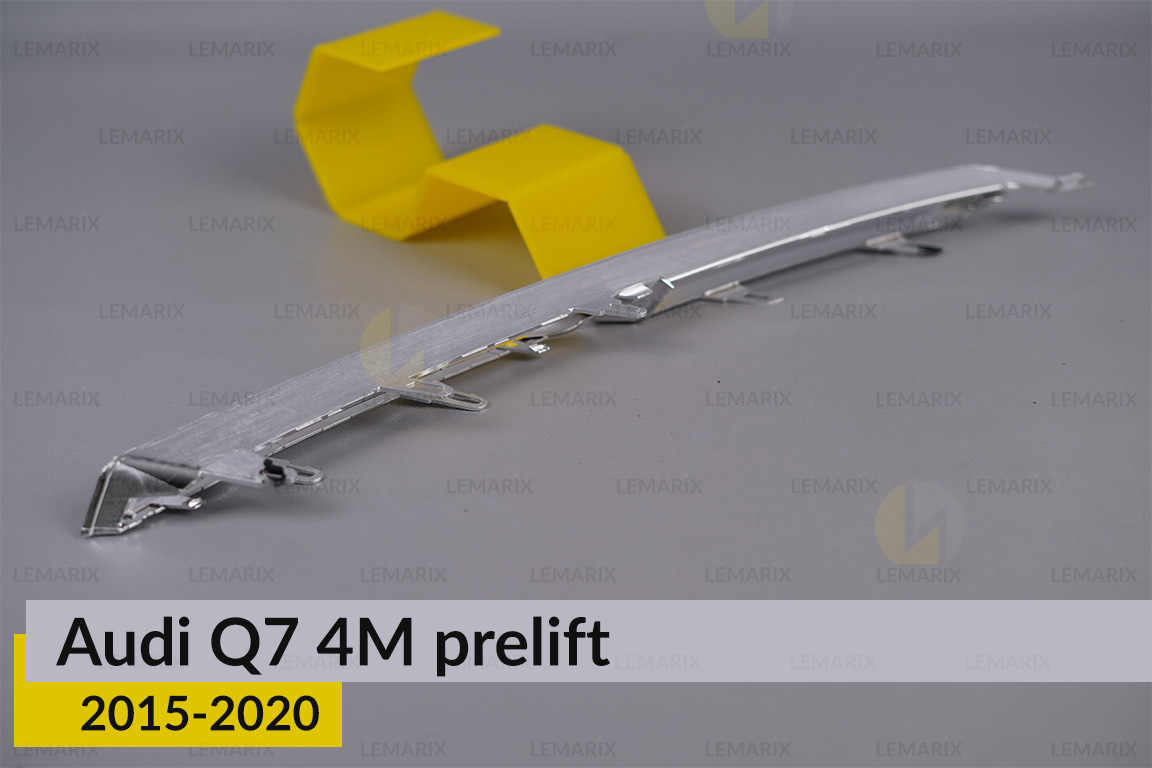Хромована декоративна маска нижня Audi Q7 4M (2015-2020) дорест ліва