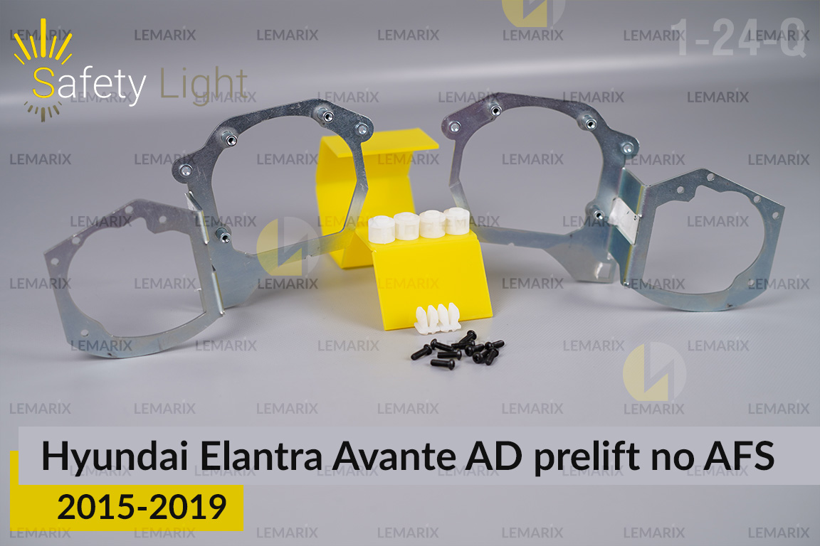 Перехідна рамка для Hyundai Elantra Avante AD no AFS (2015-2019) дорест