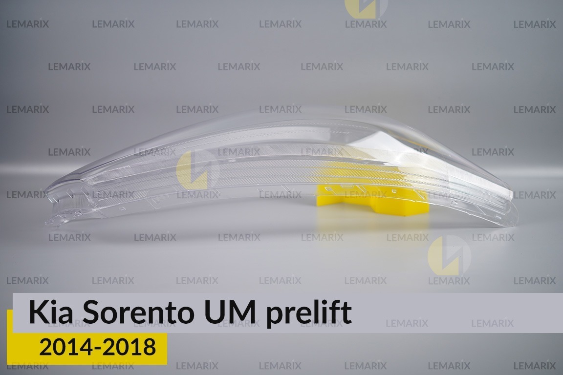 Скло фари KIA Sorento UM (2014-2018) дорест праве