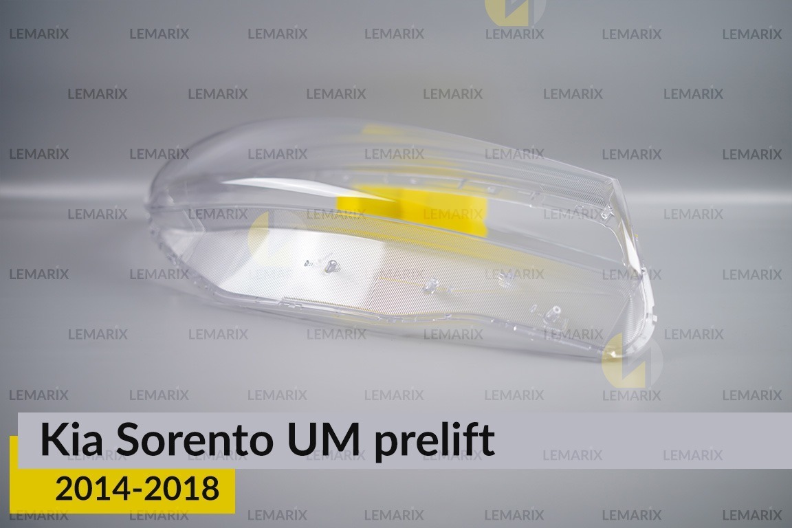 Скло фари KIA Sorento UM (2014-2018) дорест праве