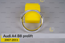 Хромована маска лінзи задня Audi A4 B8 (2007-2011) дорест ліва