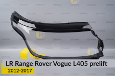 Скло фари Land Rover Range Rover Vogue L405 (2012-2017) дорест праве