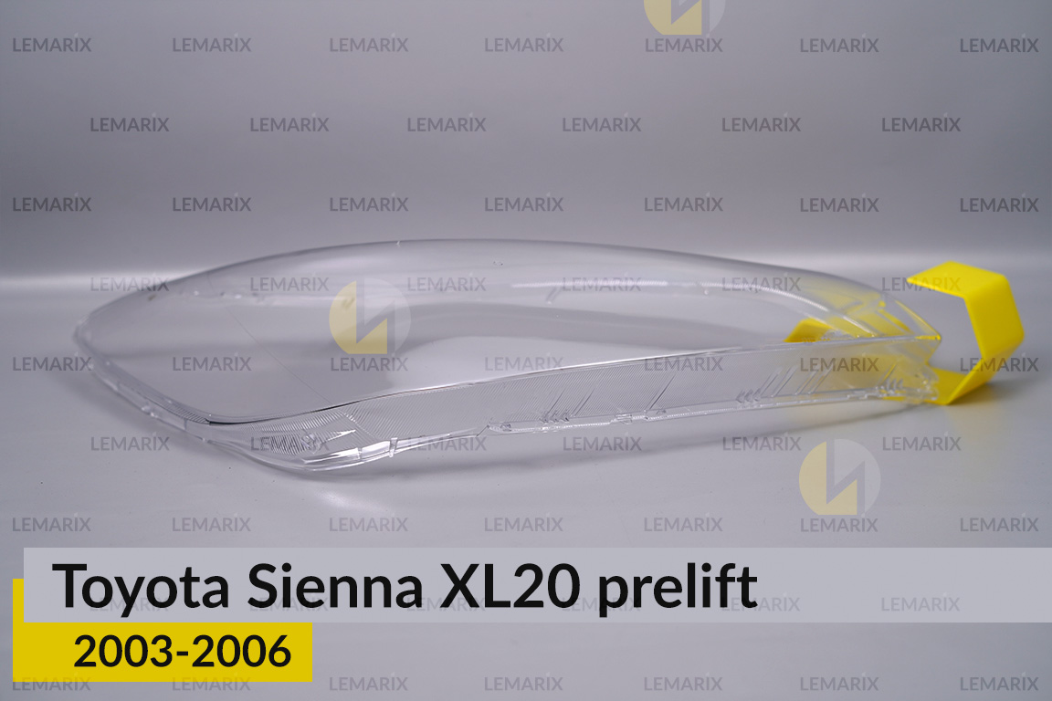 Скло фари Toyota Sienna XL20 (2003-2006) дорест праве