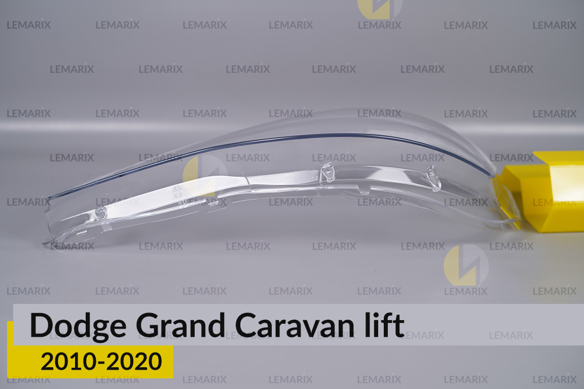 Скло фари Dodge Grand Caravan (2010-2020) рест ліве