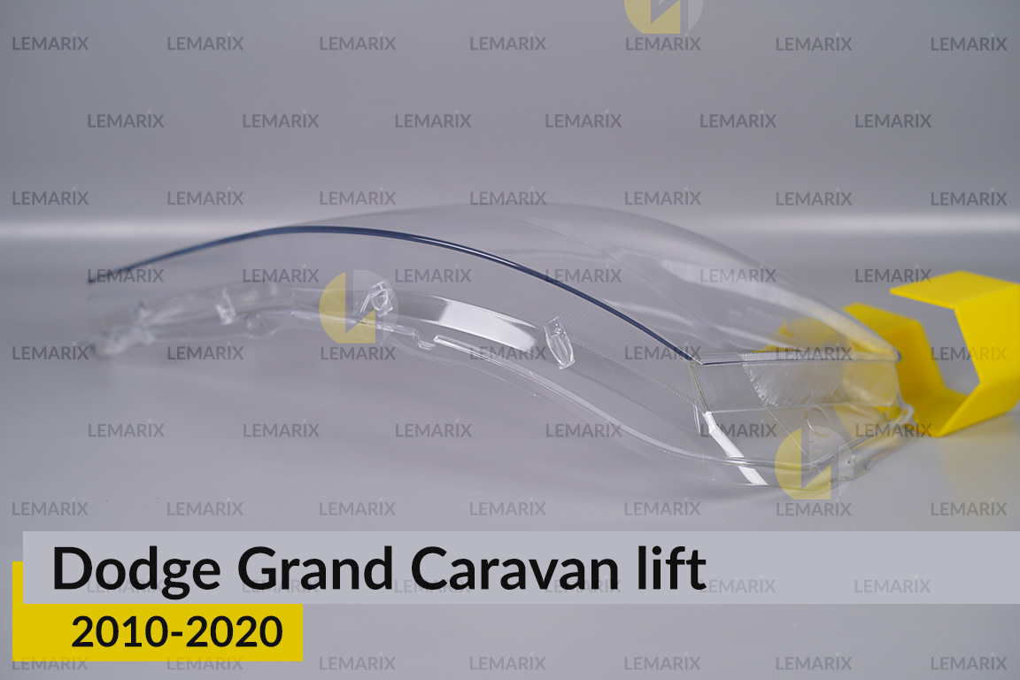 Скло фари Dodge Grand Caravan (2010-2020) рест ліве