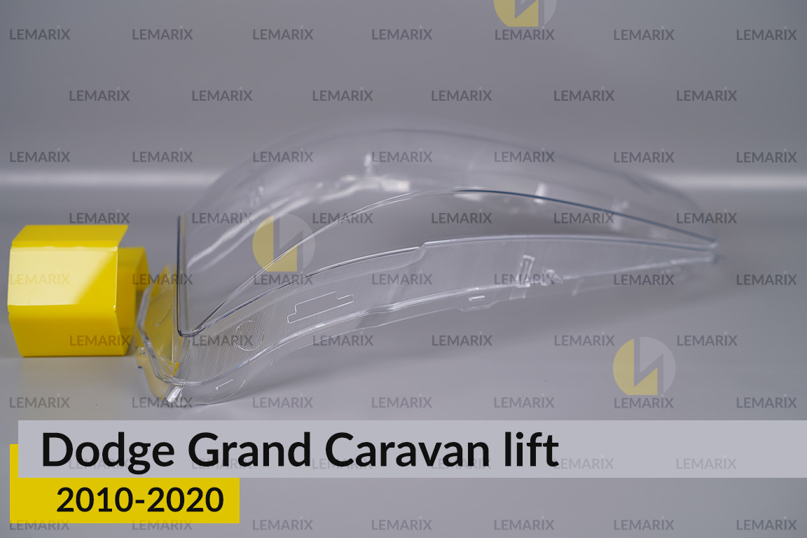 Скло фари Dodge Grand Caravan (2010-2020) рест ліве