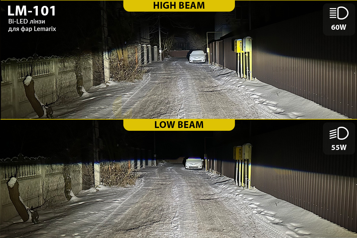 BI-LED линзы в фары Lemarix 101