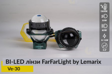 Светодиодные BI-LED линзы FarFarLight by Lemarix серии Verde – Ve30