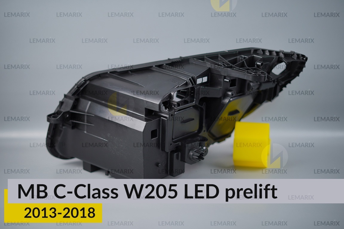 Корпус фари Mercedes-Benz C-Class W205 LED (2013-2018) дорест правий