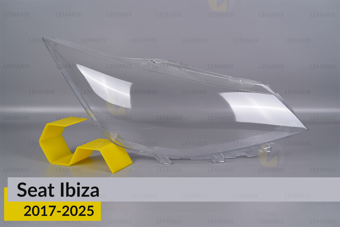 Скло фари Seat Ibiza (2017-2025) дорест/1 рест праве