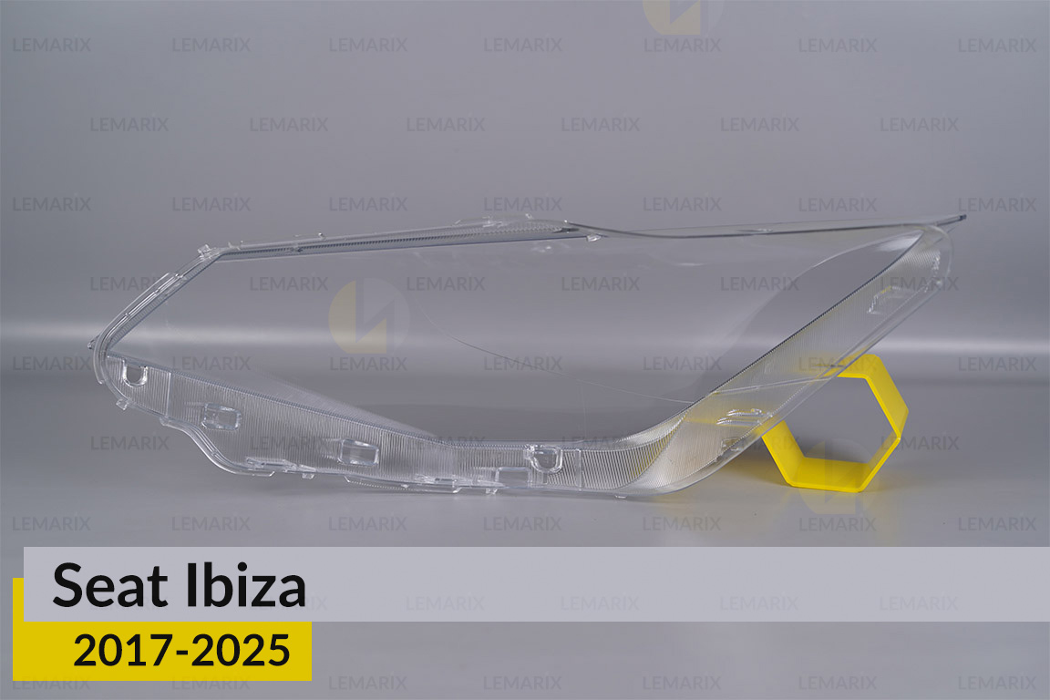 Скло фари Seat Ibiza (2017-2025) дорест/1 рест праве