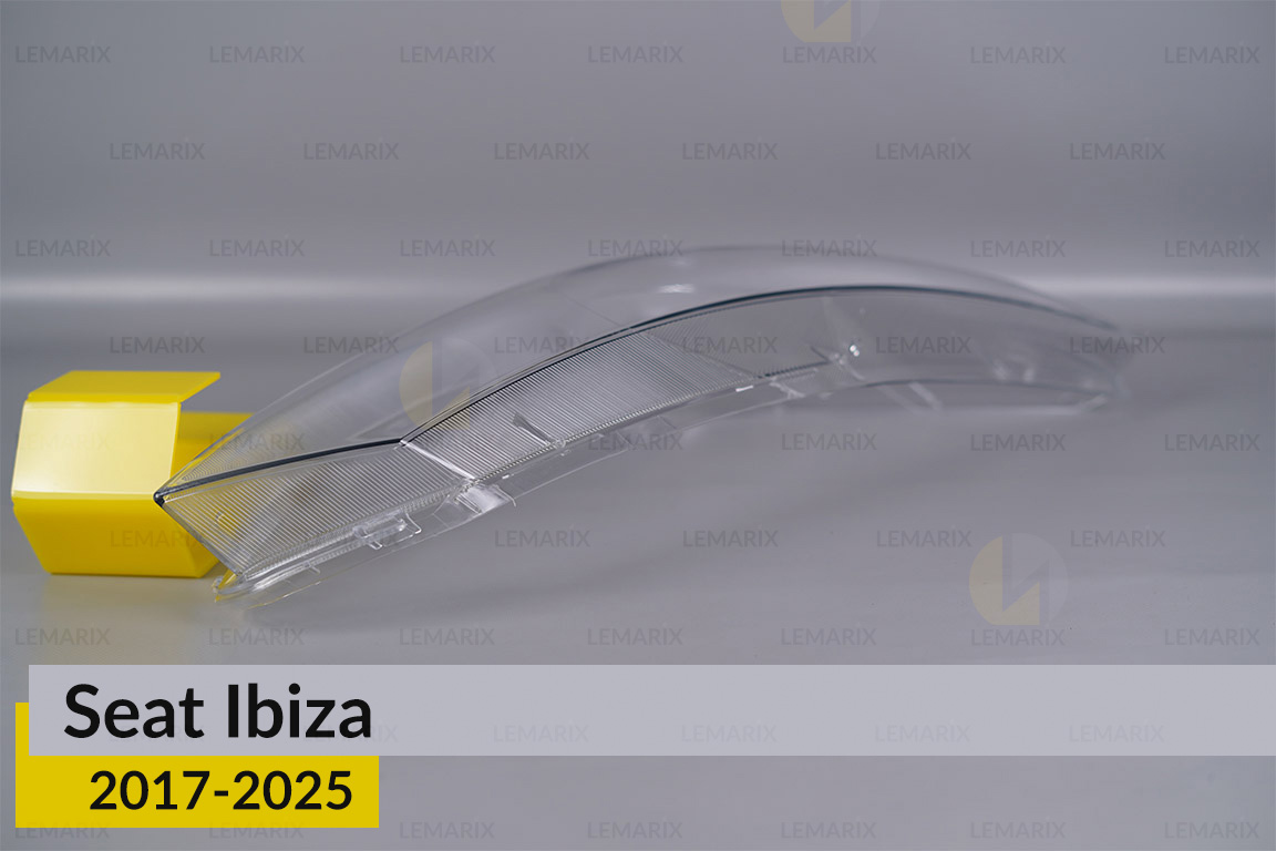 Скло фари Seat Ibiza (2017-2025) дорест/1 рест праве