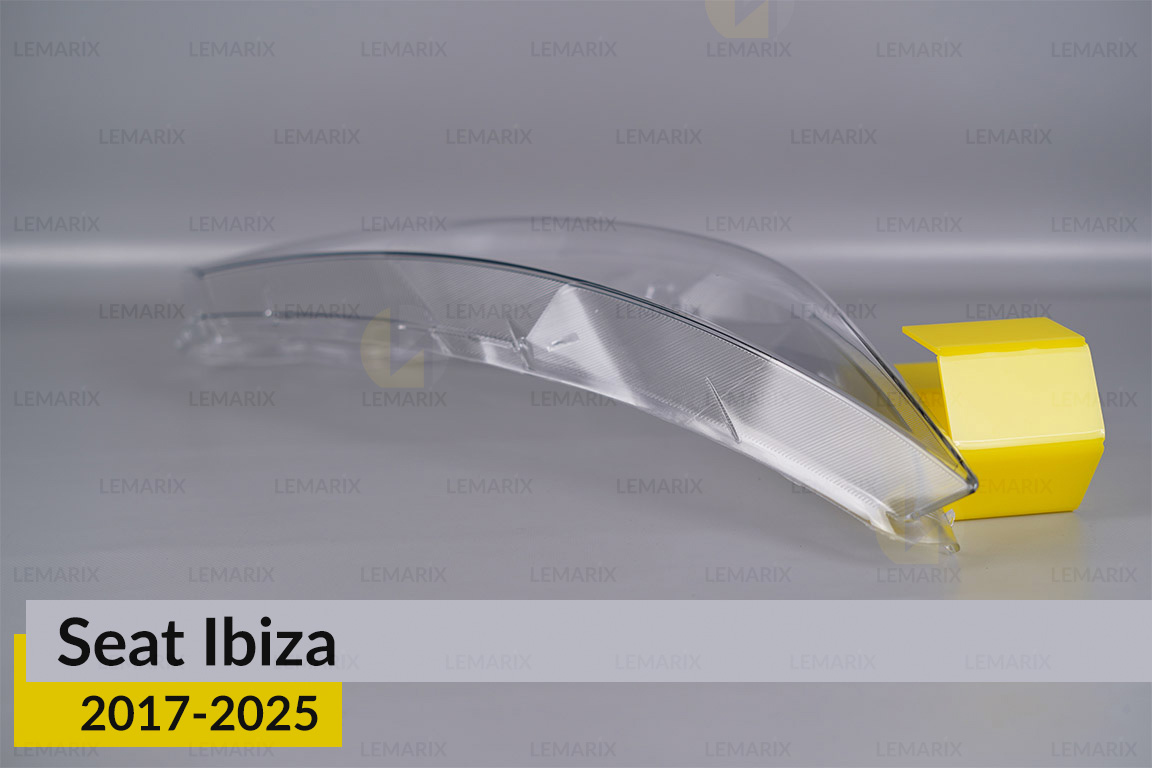 Скло фари Seat Ibiza (2017-2025) дорест/1 рест праве