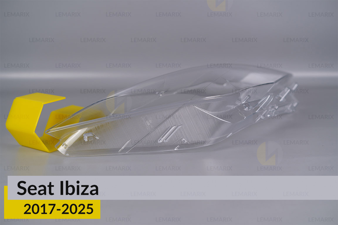 Скло фари Seat Ibiza (2017-2025) дорест/1 рест праве