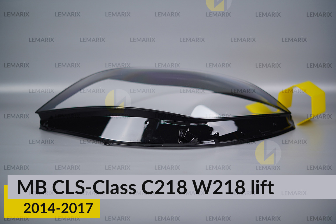 Скло фари Mercedes-Benz CLS-Class C218 W218 (2014-2017) рест ліве