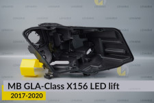 Корпус фари Mercedes-Benz GLA-Class X156 LED (2017-2020) рест правий