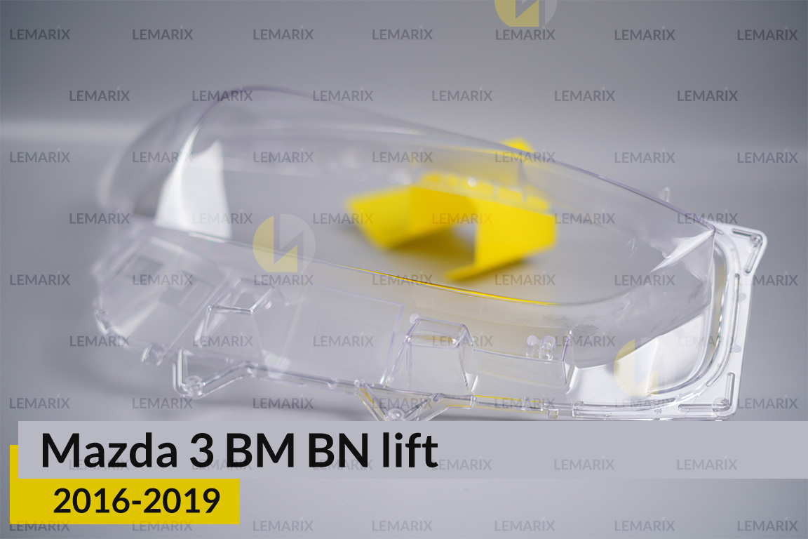 Скло фари Mazda 3 BM BN (2016-2019) рест праве