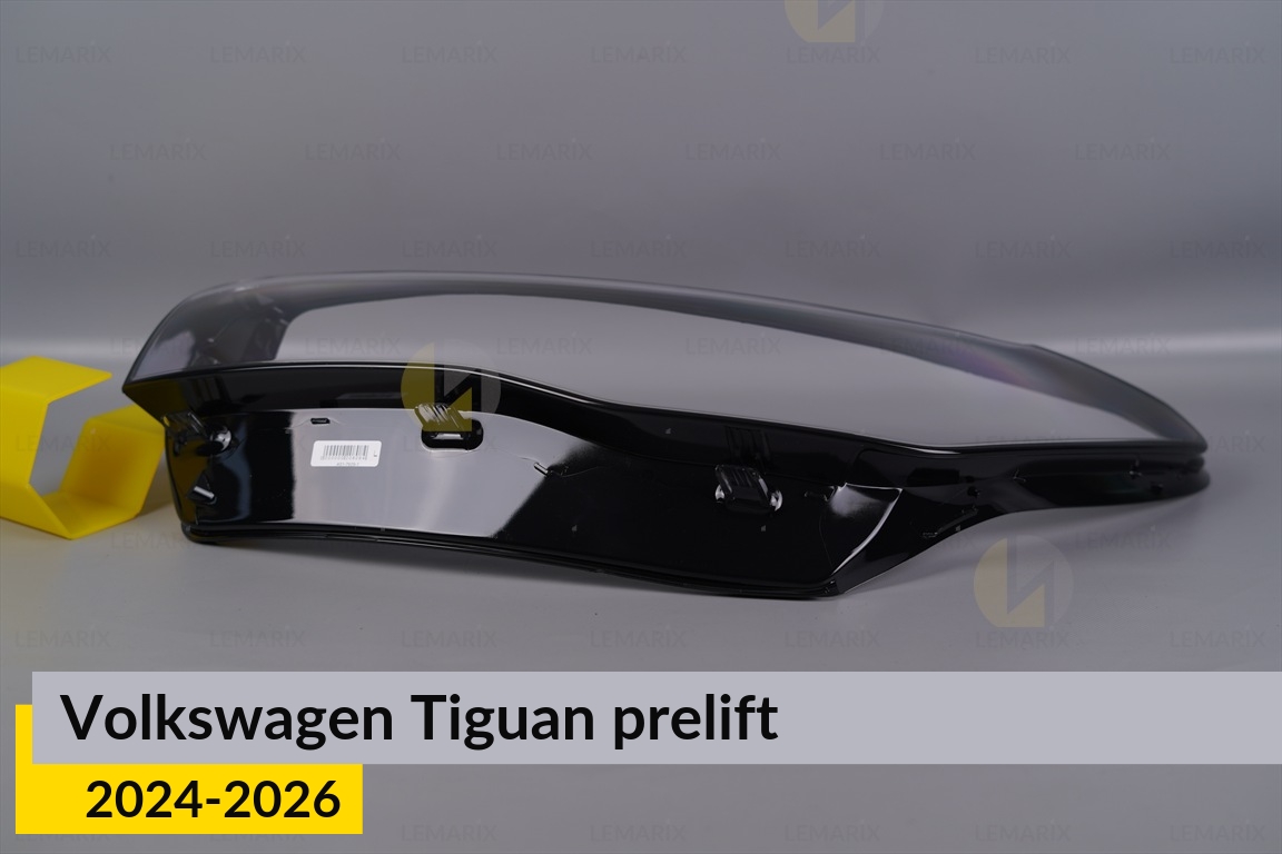 Скло фари VW Volkswagen Tiguan (2024-2026) дорест ліве