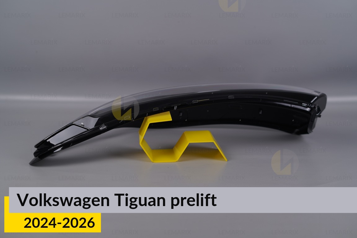 Скло фари VW Volkswagen Tiguan (2024-2026) дорест ліве