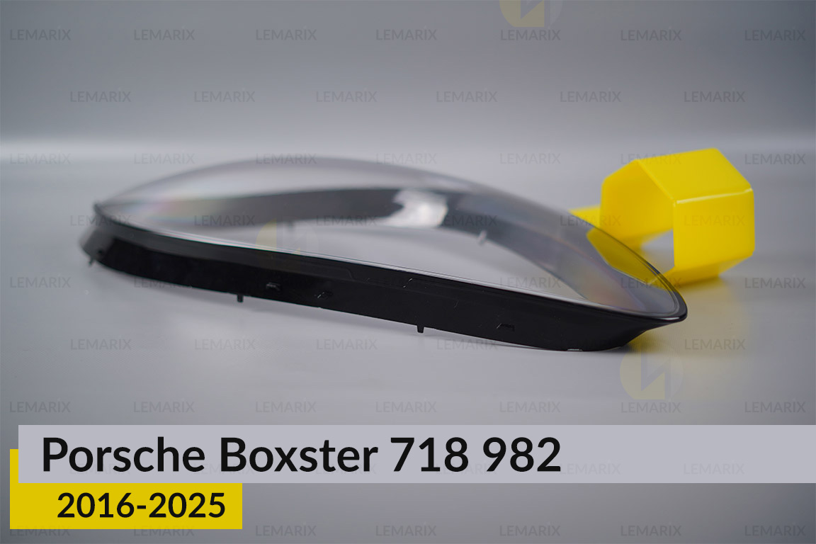 Скло фари Porsche Boxster 718 982 (2016-2025) ліве