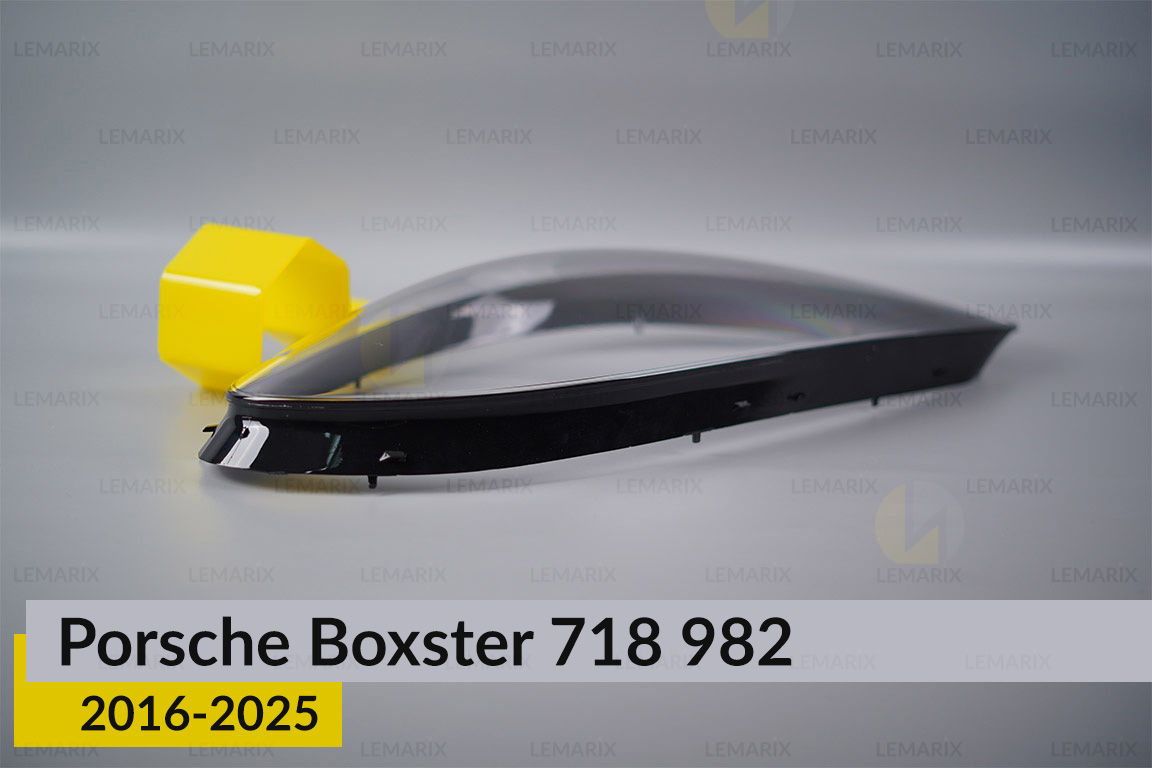 Скло фари Porsche Boxster 718 982 (2016-2025) ліве