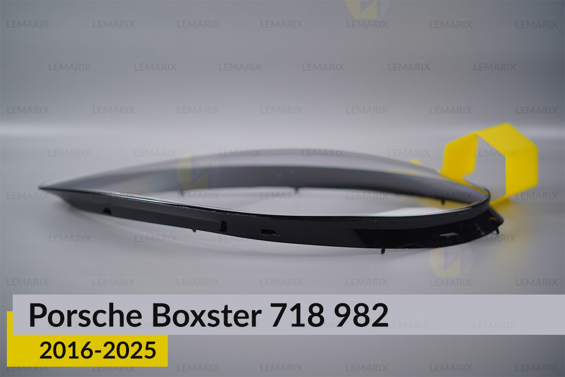 Скло фари Porsche Boxster 718 982 (2016-2025) ліве