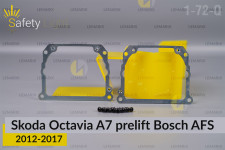 Перехідна рамка для Skoda Octavia A7 Bosch AFS (2012-2017) дорест
