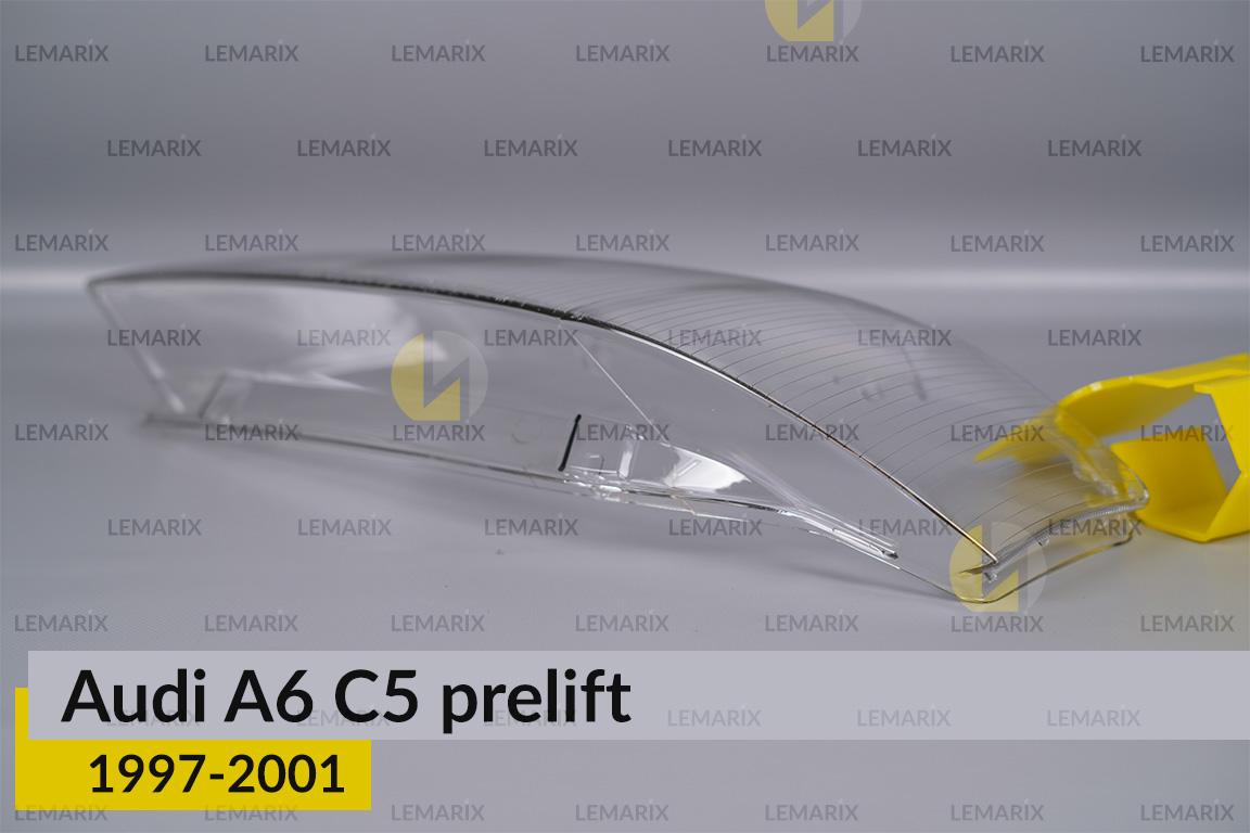 Скло фари Audi A6 C5 (1997-2001) дорест ліве