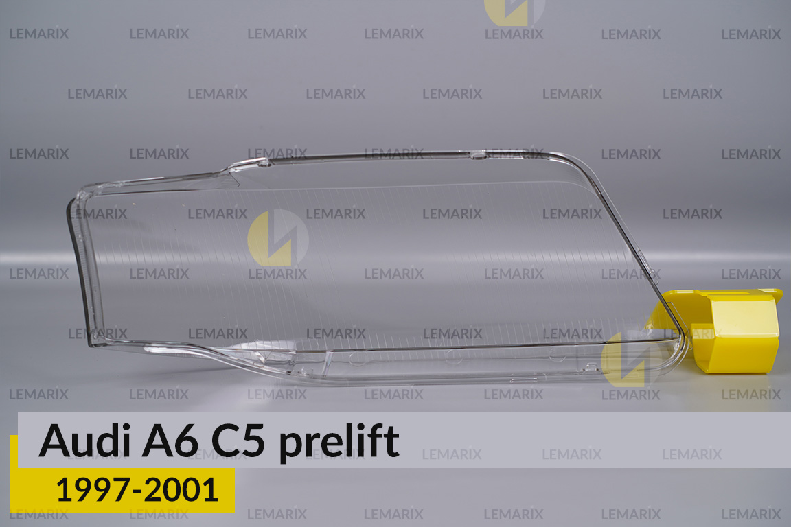 Скло фари Audi A6 C5 (1997-2001) дорест ліве