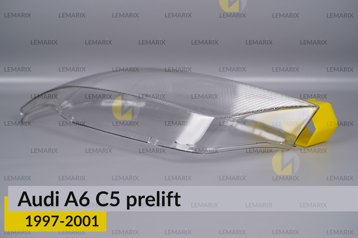 Скло фари Audi A6 C5 (1997-2001) дорест ліве