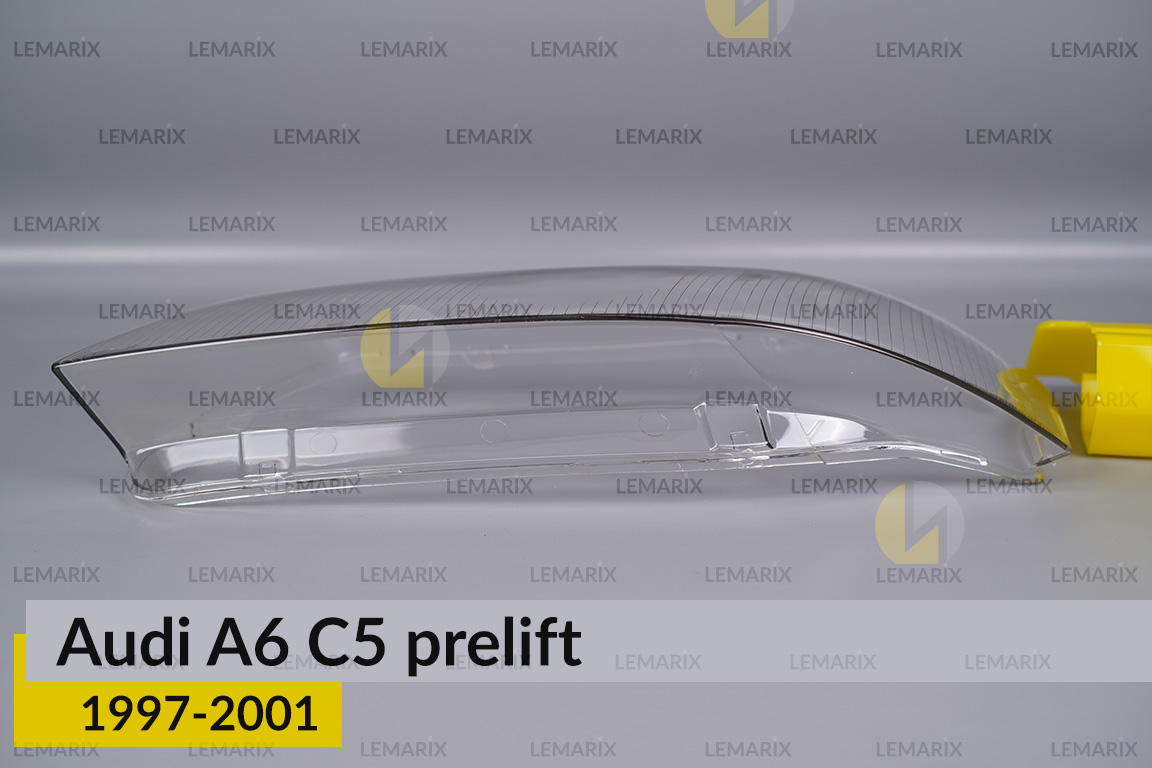 Скло фари Audi A6 C5 (1997-2001) дорест ліве