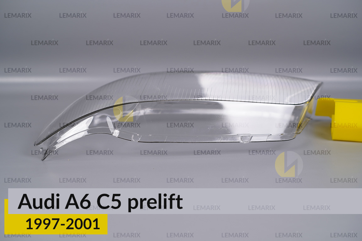 Скло фари Audi A6 C5 (1997-2001) дорест ліве