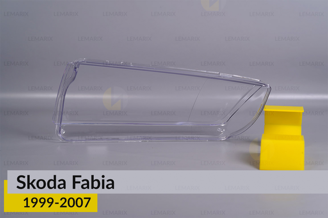 Скло фари Skoda Fabia (1999-2007) праве