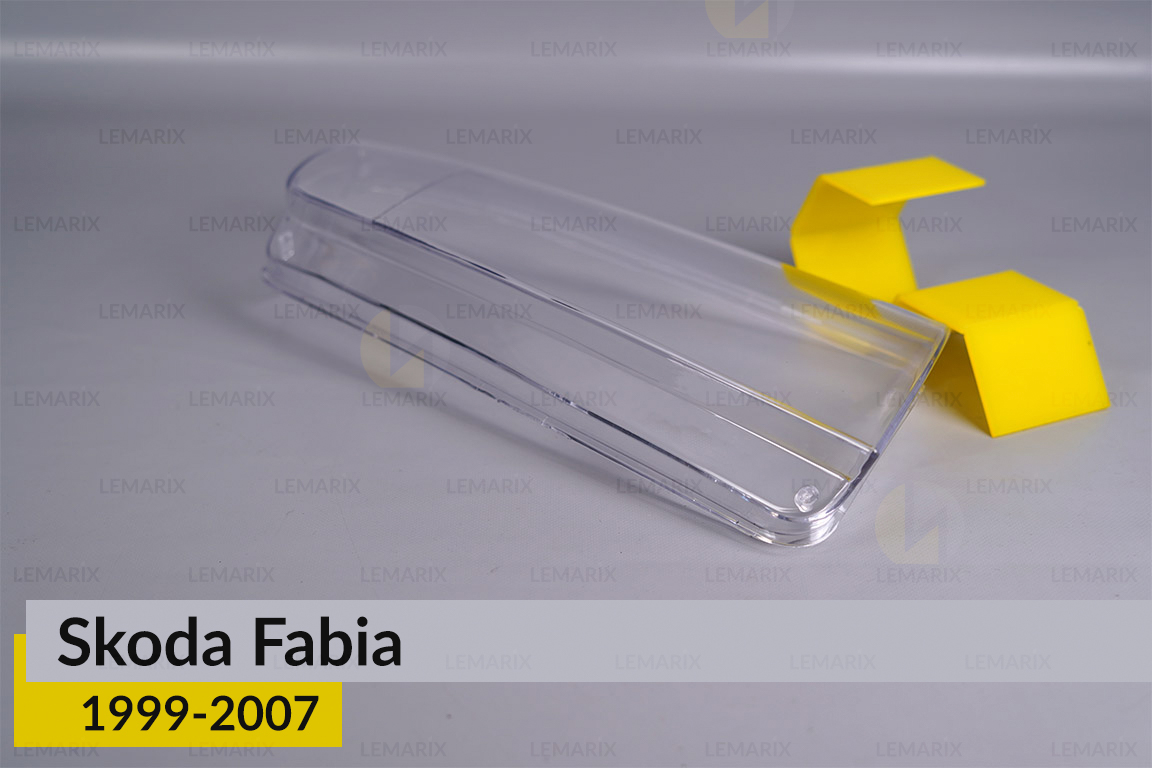 Скло фари Skoda Fabia (1999-2007) праве