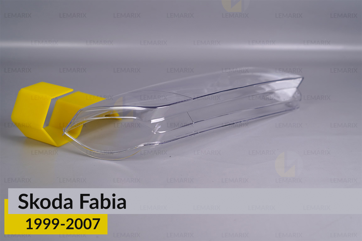 Скло фари Skoda Fabia (1999-2007) праве