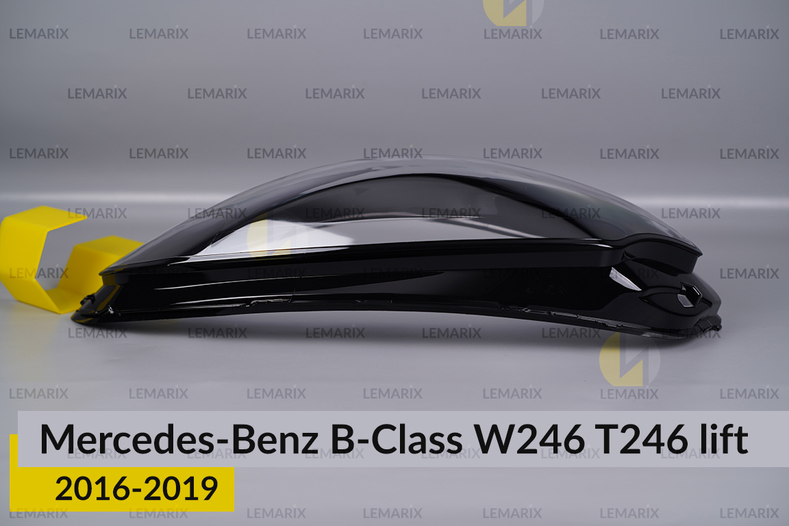 Скло фари Mercedes-Benz B-Class W246 T246 (2016-2019) рест ліве
