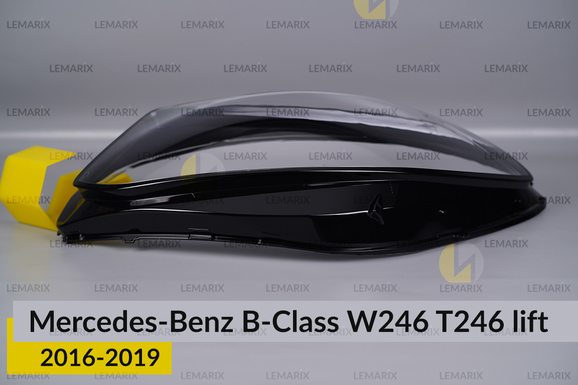 Скло фари Mercedes-Benz B-Class W246 T246 (2016-2019) рест ліве