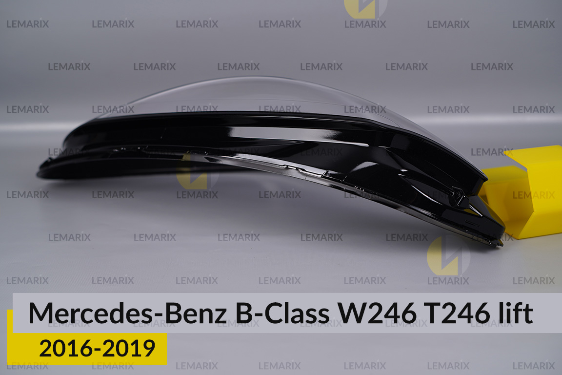 Скло фари Mercedes-Benz B-Class W246 T246 (2016-2019) рест ліве