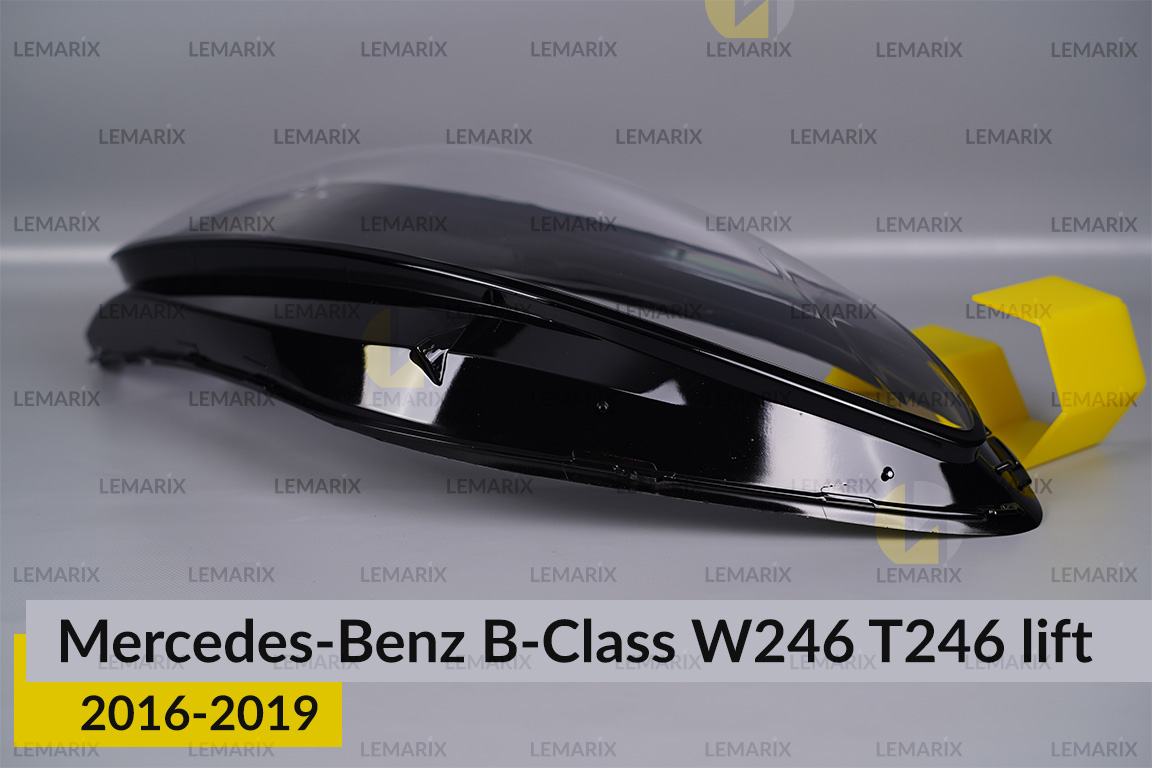 Скло фари Mercedes-Benz B-Class W246 T246 (2016-2019) рест ліве